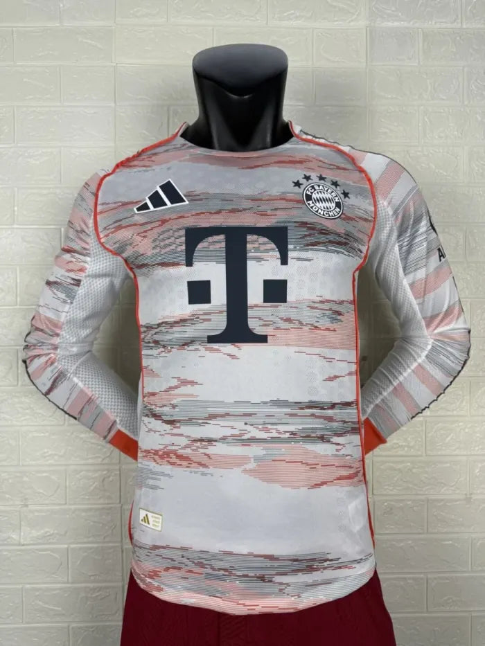 Bayern Munich Home Player Long Sleeve Jersey 2025/2026