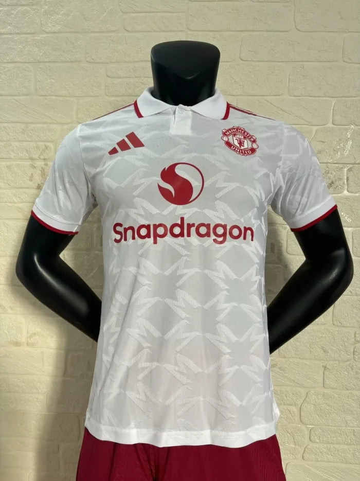 Manchester United White Player Jersey 2025/2026