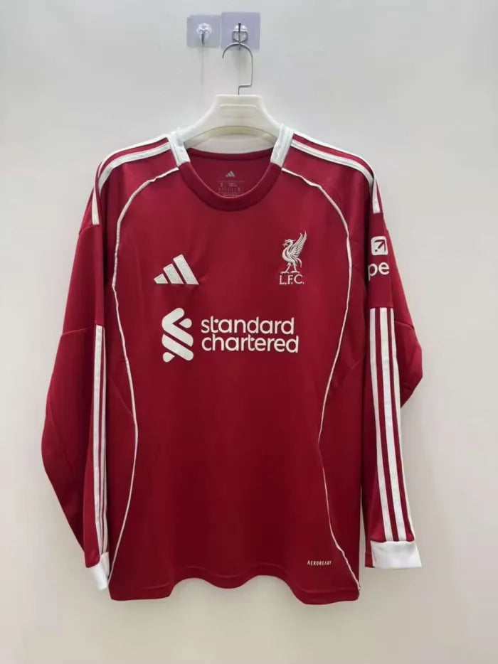 Liverpool Home Man Long Sleeve Jersey 2025/2026