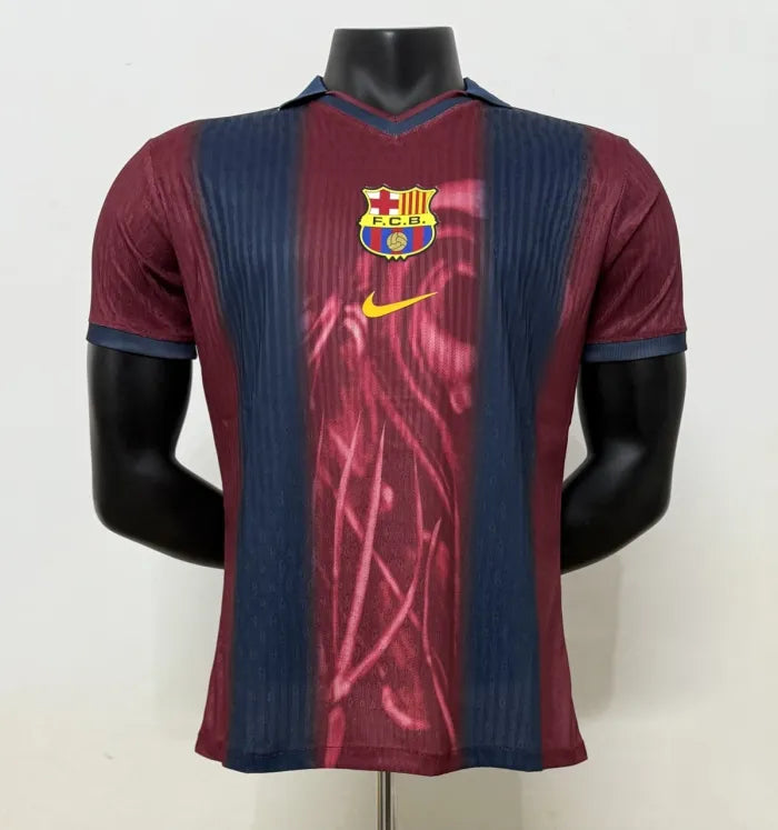 Barcelona x Travis Scott Home Retro Skeleton 2000/2001 Player Jersey