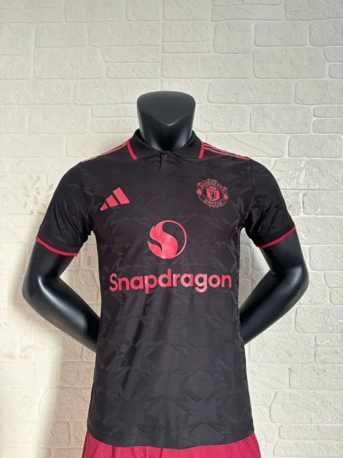 Manchester United Black Player Jersey 2025/2026