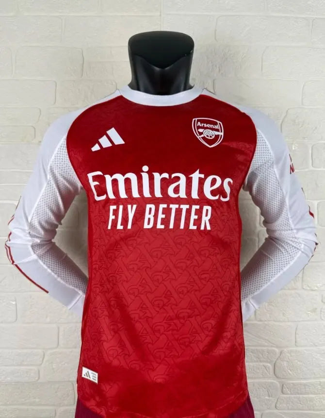 Arsenal Home Player Long Sleeve Jersey 2025/2026