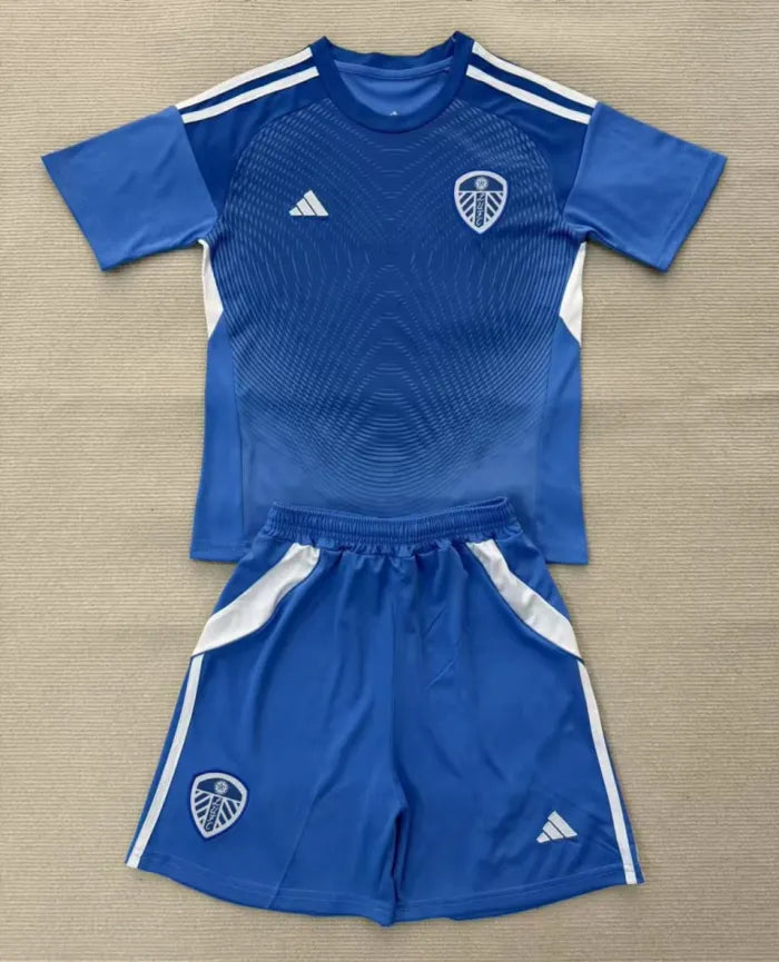Leeds United Blue Goalkeeper Kids Suit 2025/2026