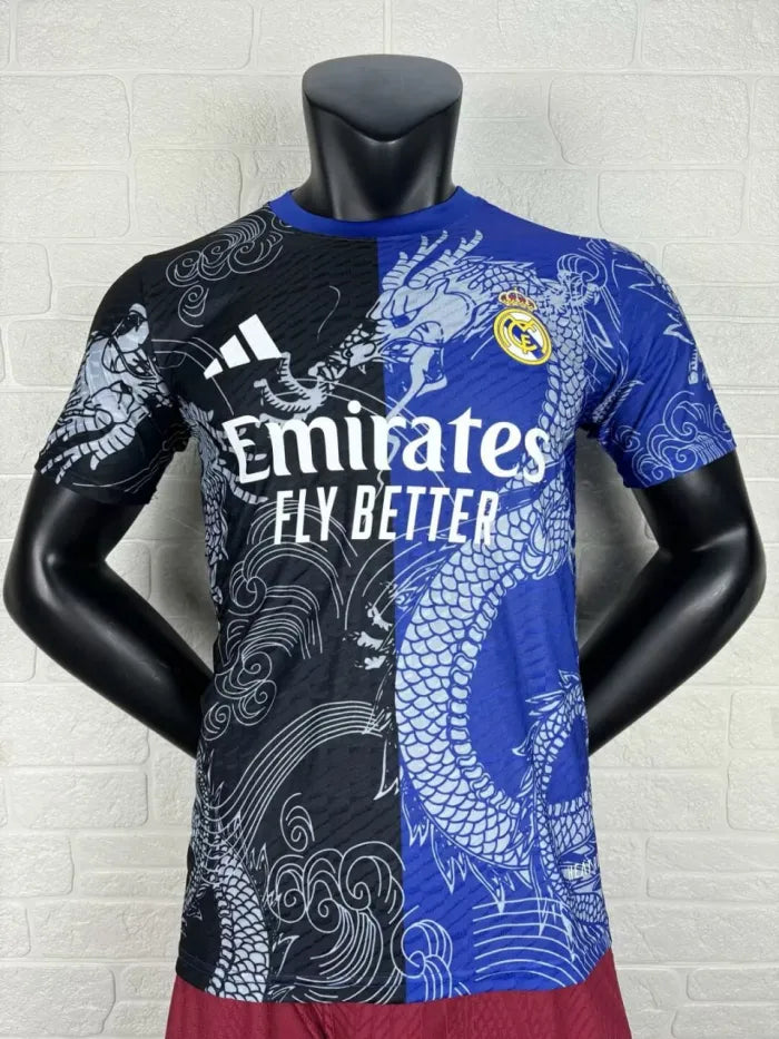 Real Madrid Blue Dragon Pattern Player Jersey 2025/2026