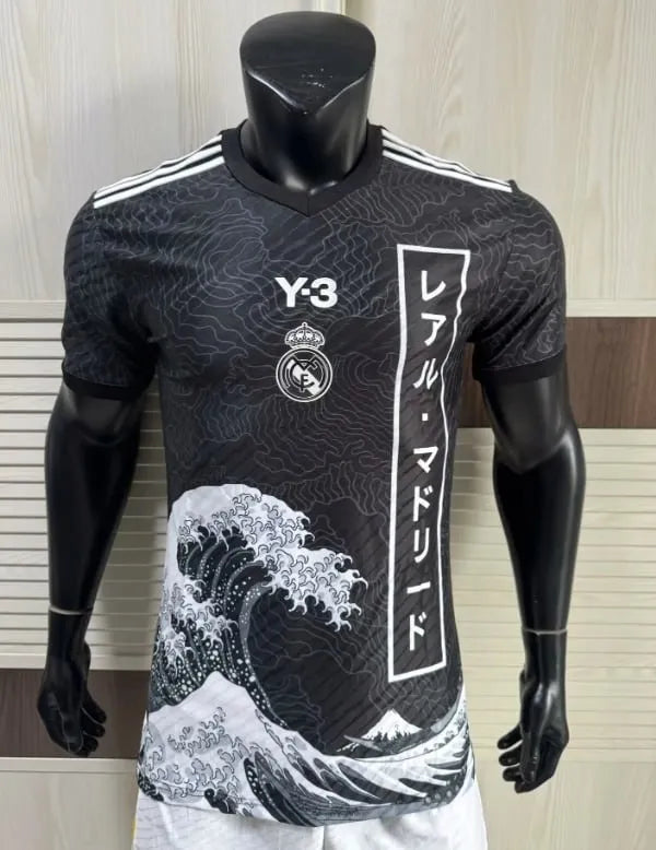 Real Madrid Y3 Black Player Jersey 2025/2026