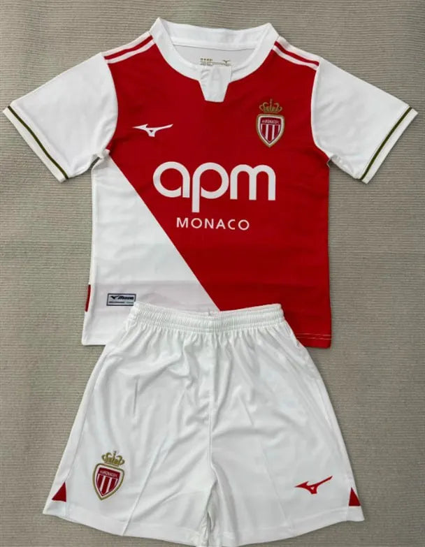 AS Monaco Home Kids Suit 2025/2026
