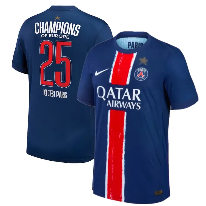 Paris Saint Germain Home UCL Champions Player Jersey 2024/2025