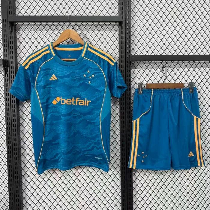 Cruzeiro Third Kids Suit 2025/2026