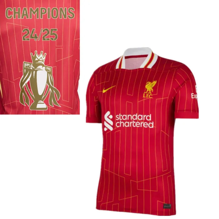 Liverpool Home Man Jersey 24/25 - CHAMPIONS 2024/2025