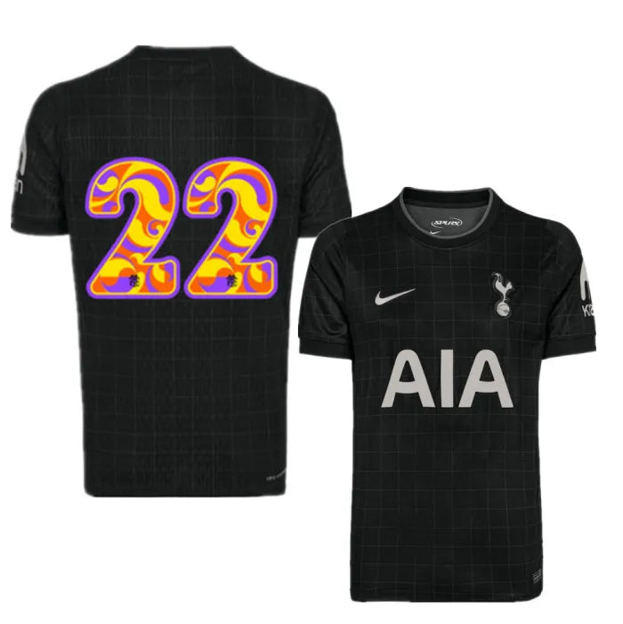 Tottenham Hotspur Away Man Jersey 25/26 Custom SOUTH KOREA TOUR NUMBERS