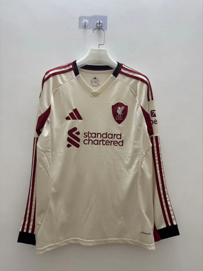 Liverpool Away Man Long Sleeve Jersey 2025/2026