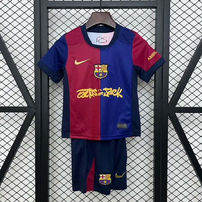 Barcelona X TRAVIS SCOTT Limited Edition Kids Suit 2024/2025