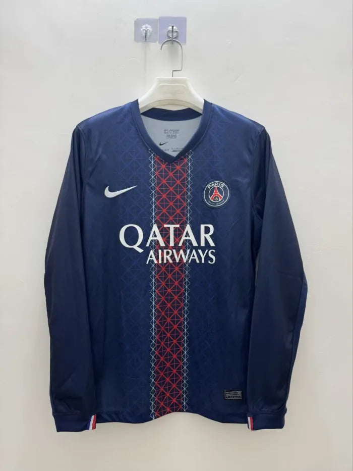 Paris Saint Germain Home Long Sleeve Men Jersey 2025/2026